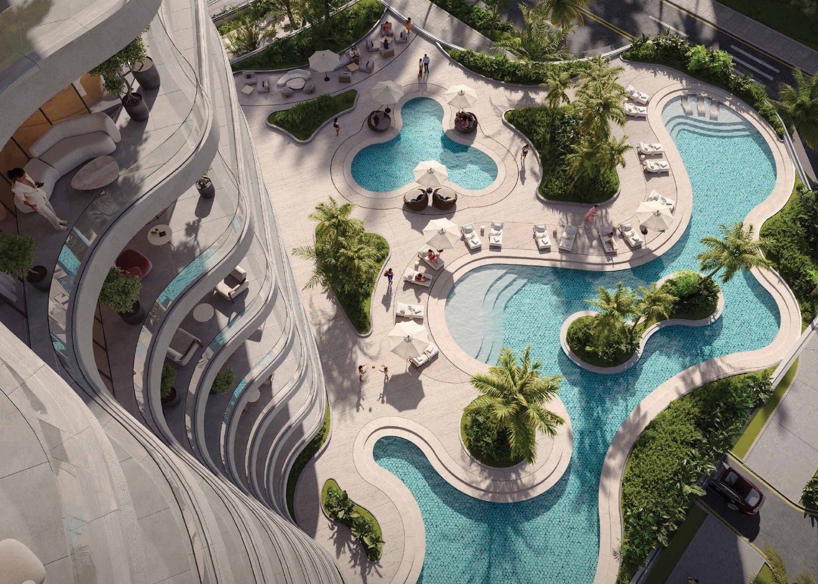 Radiant Waves waterfront tower exterior on Al Reem Island Abu Dhabi